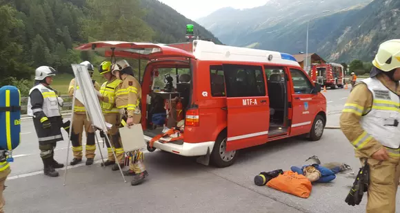 Atemschutzübung im Kaunertal