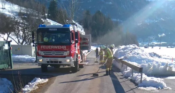 Einsatz - Ölspur am Faggenreithweg